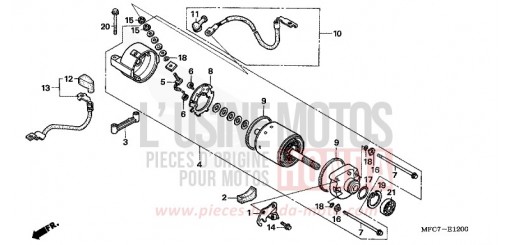 MOTEUR DE DEMARRAGE FMX6506 de 2006